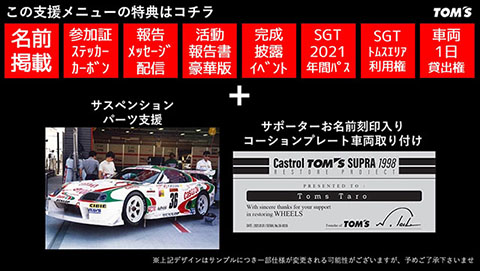 トムスカストロールスープラレストアプロジェクト2020｜TOM'S