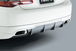 Rear Under Spoiler Standard Muffler Application