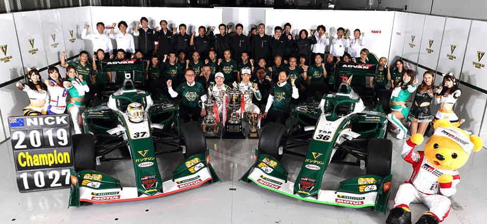 Vantelin Team Tom Sのnick Cassidy選手がsuper Formula 19 Drivers Champion 獲得 Tom S